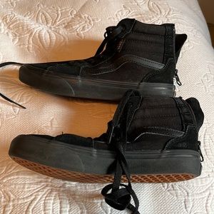 Vans Black youth 3 high top shoes